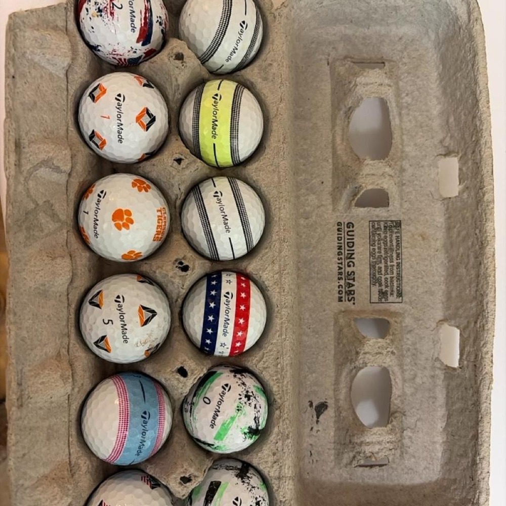 Taylor made specialty golf balls per dozen